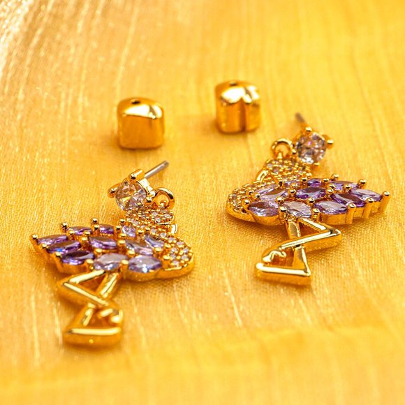 Kate Spade Pink Flamingo Statement Earrings - Picture 4 of 5